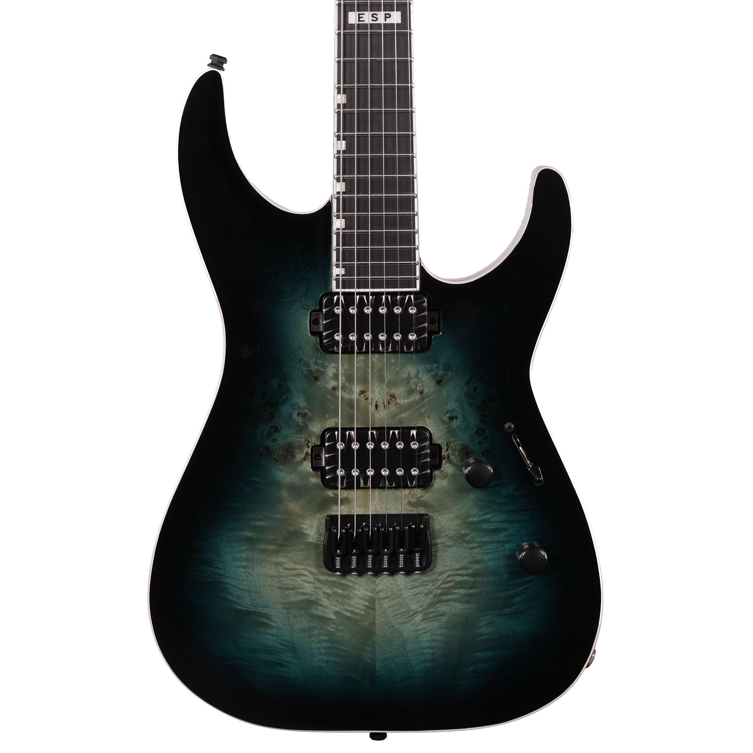 ESP E-II M-II HT Electric Guitar in Mercury Blue Burst - Andertons